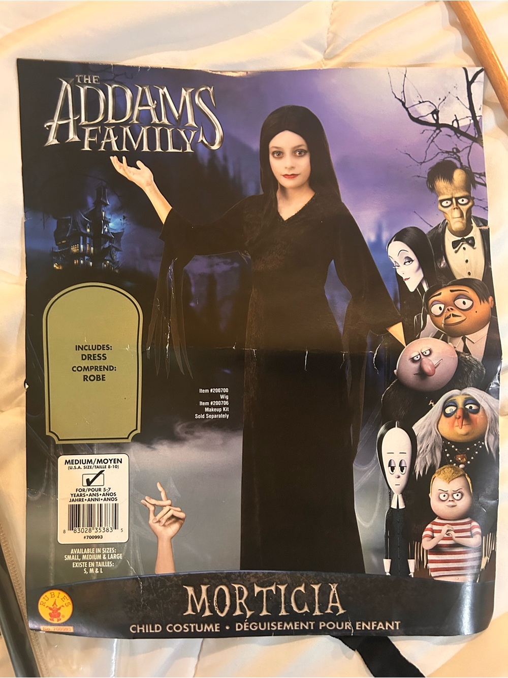 Rubie's Morticia Girl's Costume - Black